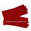 Red Cow Leather Welding Protective Gloves